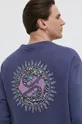 modra Bombažen pulover Quiksilver