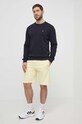 Napapijri bluza bawełniana Balis Crew NP0A4H890411 czarny SS24