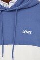 Bavlněná mikina Levi's A7586 modrá