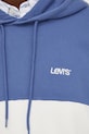 Bavlněná mikina Levi's A7586 modrá