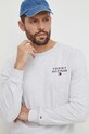 Mikina Tommy Hilfiger sivá UM0UM02878