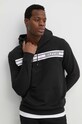 Mikina Tommy Hilfiger nášivka černá UM0UM03253