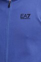 Bavlněná mikina EA7 Emporio Armani PJ05Z.8NPM03.1557 fialová