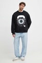 Bavlněná mikina Karl Lagerfeld Dour Darcel X Karl 542930.705098 černá SS24