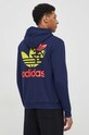 Одежда Хлопковая кофта adidas Originals IM9682 тёмно-синий