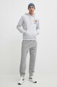 Bavlněná mikina adidas Originals IS2913 šedá SS24