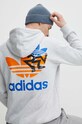 Хлопковая кофта adidas Originals IS2913 серый