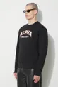black Alpha Industries sweatshirt College Sweater