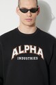 Кофта Alpha Industries College Sweater 146301 чёрный