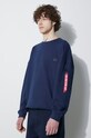Alpha Industries felpa Essentials RL blu navy 146303