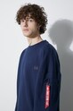 Alpha Industries felpa Essentials RL 146303 blu navy