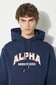 Alpha Industries bluza College Hoody 146331 bleumarin