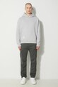 Alpha Industries felpa Logo BP Hoody 146336 grigio AW24