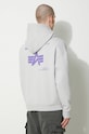 Clothing Alpha Industries sweatshirt Logo BP Hoody 146336 gray