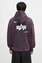 Odzież Alpha Industries bluza Logo BP Hoody 146336 fioletowy