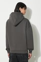 Clothing Alpha Industries sweatshirt Flock Logo Hoody 146340. gray