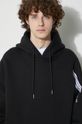 Μπλούζα Alpha Industries Flock Logo Hoody 146340. μαύρο