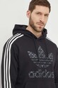 Oblečení Bavlněná mikina adidas Originals IS2933 černá