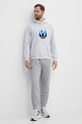 Pamučna dukserica adidas Originals IS2947 siva SS24