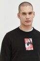 Diesel hanorac de bumbac negru A12285.0IEAX