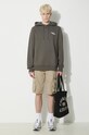 Pamučna dukserica Daily Paper Hand In Hand Hoodie 2411101 zelena SS24