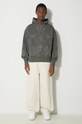 Daily Paper bluza bawełniana Secret Rhythm Oversized Hoodie 2411005 zielony SS24