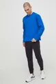 Pulover za vadbo Calvin Klein Performance modra