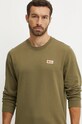 Fjallraven bluză trening Vardag verde F87070.620