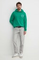 Mikina Tommy Hilfiger MW0MW34381 zelená SS24