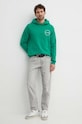 Mikina Tommy Hilfiger MW0MW34381 zelená SS24