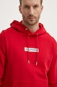 Tommy Hilfiger bluza bawełniana czerwony MW0MW34379