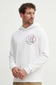 Pamučna dukserica Tommy Hilfiger pamuk bijela MW0MW34383