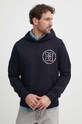Хлопковая кофта Tommy Hilfiger с капюшоном тёмно-синий MW0MW34383