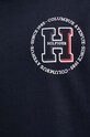Хлопковая кофта Tommy Hilfiger MW0MW34383 тёмно-синий