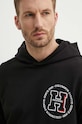 Tommy Hilfiger hanorac de bumbac negru MW0MW34383