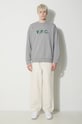 Bavlněná mikina A.P.C. Sweat Eliot COFDX.H27836.PLB šedá SS24