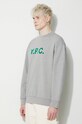 A.P.C. bluza bawełniana Sweat Eliot szary COFDX.H27836.PLB