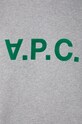 A.P.C. bluza bawełniana Sweat Eliot COFDX.H27836.PLB