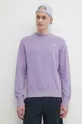 vijolična Bombažen pulover Superdry Moški