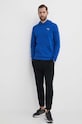 Bavlněná mikina Puma BETTER ESSENTIALS 675978 námořnická modř SS24