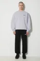 Bavlnená mikina Represent Owners Club Sweater sivá