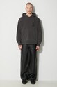 KSUBI cotton sweatshirt portal kash hoodie MPS24FL011 gray SS24