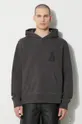 gray KSUBI cotton sweatshirt portal kash hoodie
