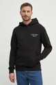 Calvin Klein Jeans hanorac de bumbac J30J325161 negru SS24