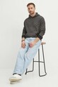 Хлопковая кофта Calvin Klein Jeans J30J325350 чёрный SS24