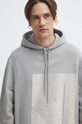 A-COLD-WALL* hanorac de bumbac Strand Hoodie gri ACWMW186