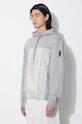 Памучен суичър A-COLD-WALL* Strand Hoodie сив ACWMW186