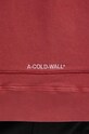 A-COLD-WALL* bluza bawełniana Cubist Hoodie ACWMW173 bordowy