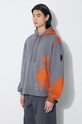 Бавовняна кофта A-COLD-WALL* Brushstroke Hoodie сірий ACWMW183