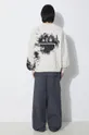 A-COLD-WALL* cotton sweatshirt Brushstroke Crewneck Main: 100% Cotton Rib-knit waistband: 95% Cotton, 5% Elastane